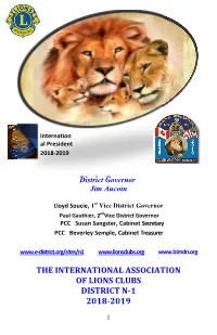 2018-2019 District Directory