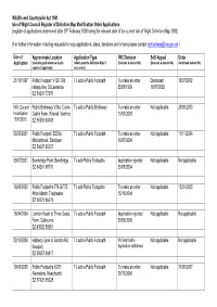 DMMO Appn Register