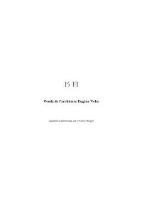 Fonds De L'architecte Eugène Voltz