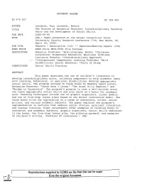 The Stories of Katherine Paterson: Interdisciplinary Teaching Units and the Development of Social Skills