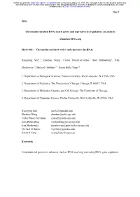 An Analysis of Nuclear RNA-Seq