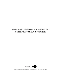 Integrated Environmental Permitting Guidelines for Eecca Countries