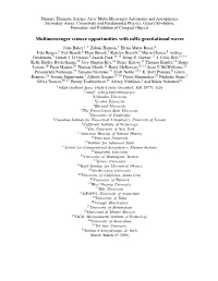 Multimessenger Science Opportunities with Mhz Gravitational Waves