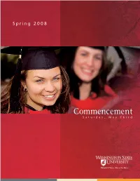 Commencement Saturday, May Third