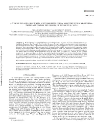 Implications for the Origin of the Genus Cavia
