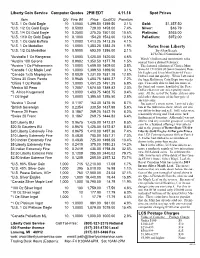 Notes from Liberty *U.S.*U.S