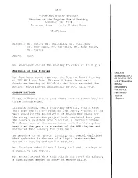 Regular Board Meeting Minutes
