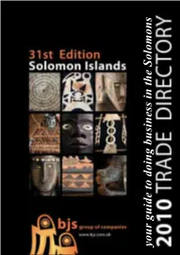 Your Guide to Doing Business in the Solom