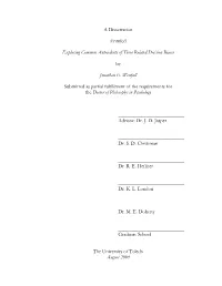 A Dissertation Entitled Exploring Common Antecedents of Three Related Decision Biases by Jonathan E. Westfall Submitted As Parti