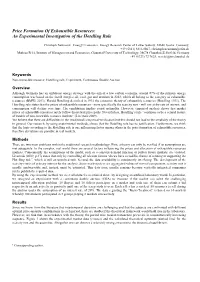 An Experimental Investigation of the Hotelling Rule