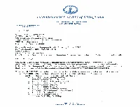 Appendix D- Agency Correspondence
