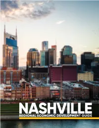Regional Economic Development Guide Tabletable of Contents