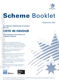 Scheme Booklet