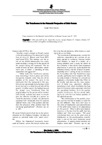 The Transference in the Humanist Perspective of Erich Fromm Jorge