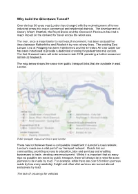 Why Build the Silvertown Tunnel?