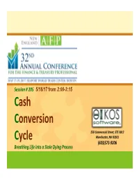 Cash Conversion Cycle