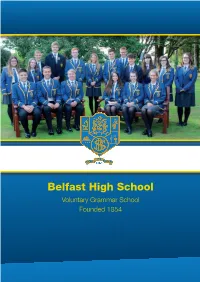 Hello and Welcome to Belfast High