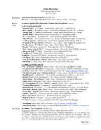 John Barzelay John.Barzelay@Gmail.Com (407) 761-1899