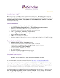 Junior Developer - Uniq-ID®