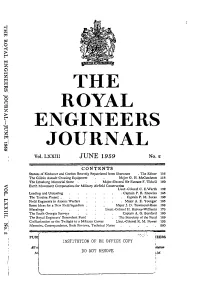 Royal Engineers Journal
