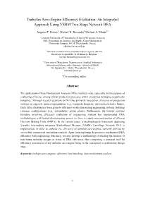 Turbofan Aero-Engine Efficiency Evaluation: an Integrated Approach Using VSBM Two-Stage Network DEA