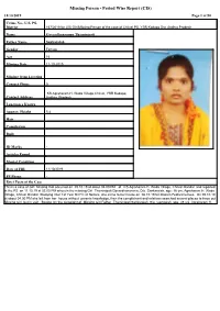 Missing Person - Period Wise Report (CIS) 18/10/2019 Page 1 of 50