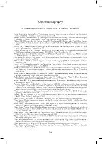 Select Bibliography