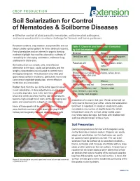 Soil Solarization for Control of Nematodes & Soilborne Diseases