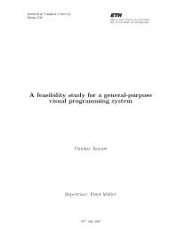 A Feasibility Study for a General-Purpose Visual Programming System