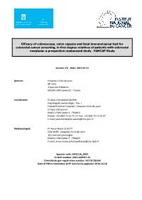 Efficacy of Colonoscopy, Colon Capsule and Fecal Immunological Test For