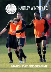 Feltham Cherry Red Records Saw Us Win 3-1 in a Game That Will Be Re- Combined Counties League Div 1 Membered for Michael Lee's Dismissal