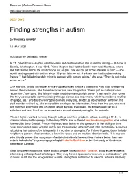 Finding Strengths in Autism