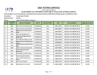Siba Testing Services