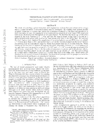 Terrestrial Planets Across Space and Time 3