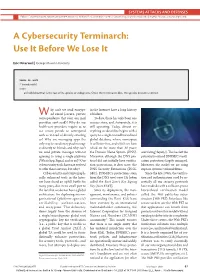 A Cybersecurity Terminarch: Use It Before We Lose It