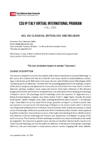 CSU IP Italy Virtual International Program FALL 2020