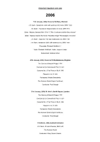 Event Archive 2003-2006