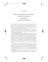 Harvey Versus Primrose, Riolan, and the Anatomists
