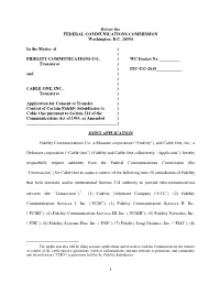 Subsidiaries of Fidelity Communications