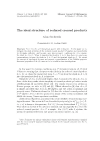 The Ideal Structure of Reduced Crossed Products