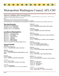 2014.09.16 MWC General Election Endorsements.Pub