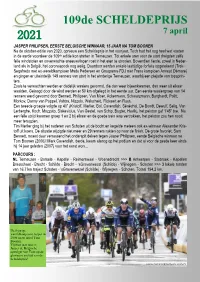 2021 109De SCHELDEPRIJS