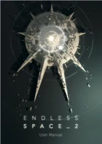 Endless Space 2 End-User Licence Agreement