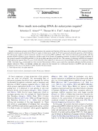 How Much Non-Coding DNA?
