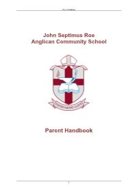 Parent Handbook