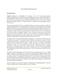 Green Bond Framework Introduction
