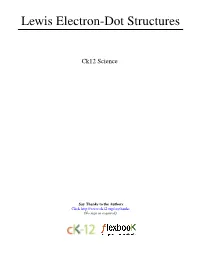 Lewis Electron-Dot Structures