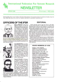 NEWSLETTER SPRING 1982 Print of Issue - 4000 Copies