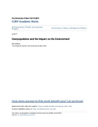Overpopulation and the Impact on the Environment