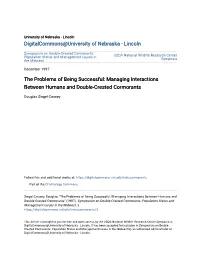 The Problems of Being Successful: Managing Interactions Between Humans and Double-Crested Cormorants